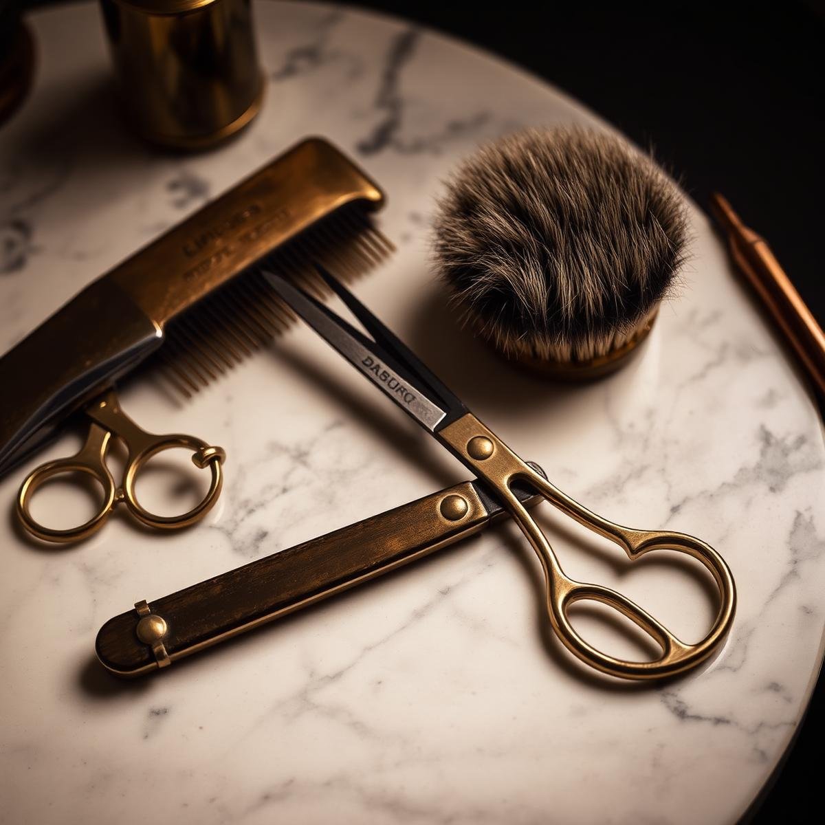 Ferramentas de barbearia